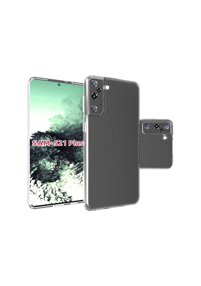 Rba Aksesuar Galaxy Uyumlu S21 Plus Kılıf Rba Süper Silikon Kapak - Renksiz Çok Renkli