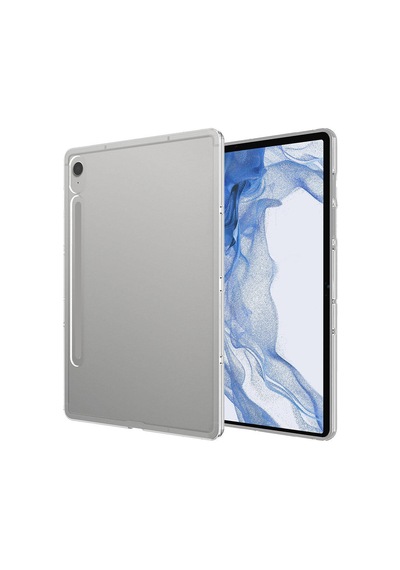 Ardemix Galaxy Tab S9 Fe Kılıf Uyumlu Tablet Süper Silikon Kapak-renksiz Tablet Kılıfı