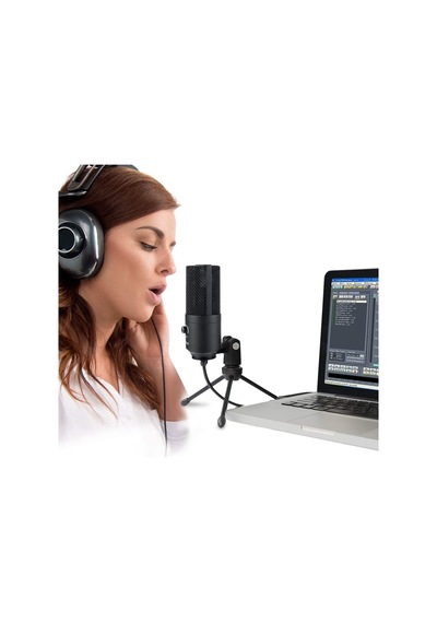 Usb Mikrofon Pc Gaming, Mikrofon, Mac Ps4 Ps5 İçin, Standlı Podcast Mikrofon, Stüdyo Kalitesi Kayıt Kondansatörü,