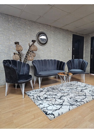 Zafir Beyaz Boyalı Tel Ayak Papatya Çay Seti Koltuk Takımı , Balkon, Salon, Ofis, Cafe Koltuk Takımı Füme Zafir Beyaz Boyalı Tel Ayak Papatya Çay Seti Koltuk Takımı , Balkon, Salon, Ofis, Cafe Koltuk Takımı Füme