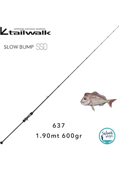 Tailwalk Slow Bump Ssd 637 190cm 600gr 1p Tetikli Slow Jigging Kamış Standart