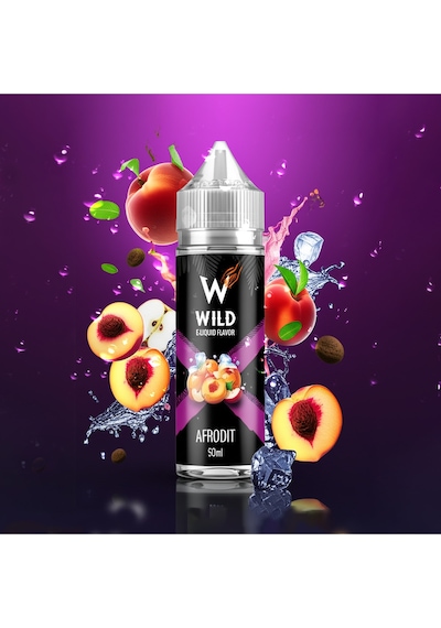 Afrodit - Premium Aroma 30 Ml- Pişmiş Şeftali, Fuji Elması, Buz - Likit Tatlandırıcı