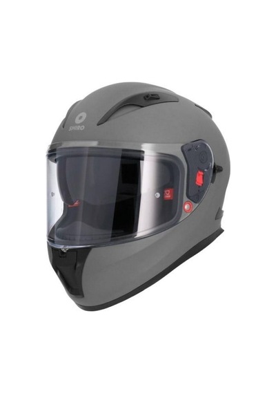 Shiro Shadow S Beden Motosiklet Kaskı Mat Asphalt/nardo Sh605 Gri