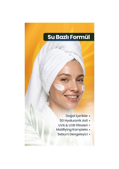 Aydınlatıcı Ton Eşitleyici C Vitamini Nemlendirici Vegan Güneş Koruyucu Krem Spf 50+
