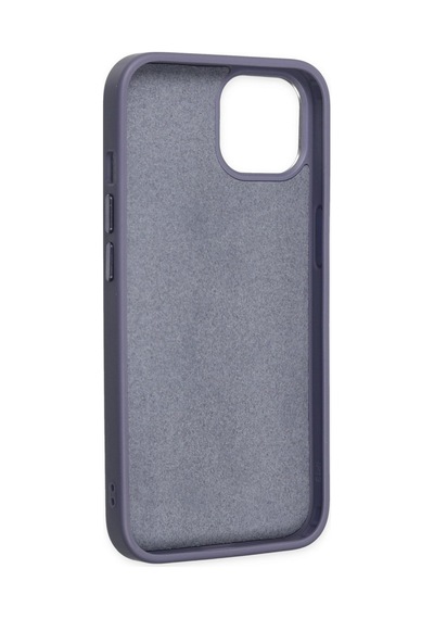 Apple iPhone  Uyumlu - 14 Plus Kılıf Asya Deri Silikon - Mor
