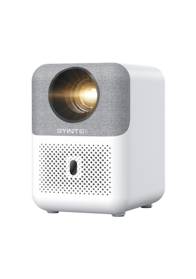 Byintek U4 Projeksiyon Cihazı 1080P LED WiFi 6 BT 5.0, Otomatik Odaklama, 400 ANSI Lümen, Ev Sineması, Dış Mekan, İş, Oyun, Eğitim Amaçlı