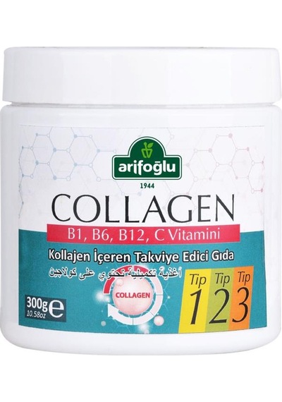 Arifoğlu Collagen Tip 1 Tip 2 Tip 3 İçeren Takviye Edici Gıda 300 G
