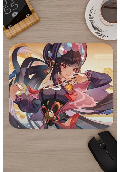 Yun Jin Genshin Impact Anime Oyuncu V2 - 22x18 Gaming Mouse Pad Fare Altlığı