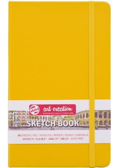 Art Creation Sketch Book Eskiz Bloğu 13x21 140gr 80 Yaprak Sarı