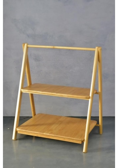 Digithome Bambu 2 Katlı Çok Amaçlı Standlı Organizer Servis Ve Sunumluk Kahverengi Thn76065 C1-1-18