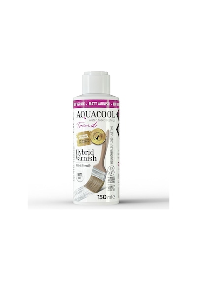 Hybrid Varnish Hobi Boyası Su Bazlı Hibrit Vernik Yarı Mat 150 Ml