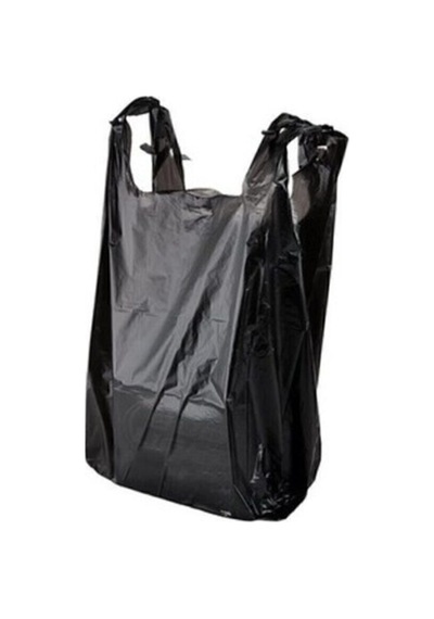 Siyah Atlet Market Poşeti Orta Boy 1 Kg