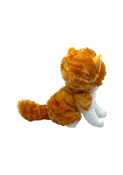 20 Cm Oyuncak Miyavlayan Sesli Peluş Kedi Çok Renkli