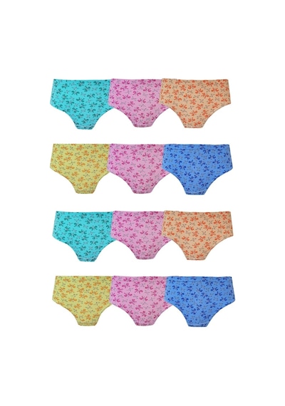 Seher Yıldızı 12 Li Kız Çocuk Pamuklu Empirme Slip Külot