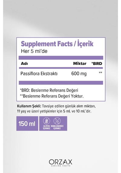 Ocean Passiflora Şurup 150 Ml X 2 Adet