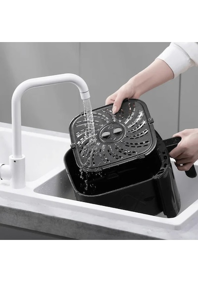 Xiaomi Air Fryer 6 LT Fritöz Siyah (Xiaomi Türkiye Garantili) Kutu Hasarlı (Teşhir)