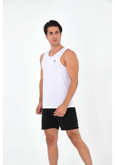 Baykim Sports Wears Baykim Erkek Sporcu Atleti Beyaz