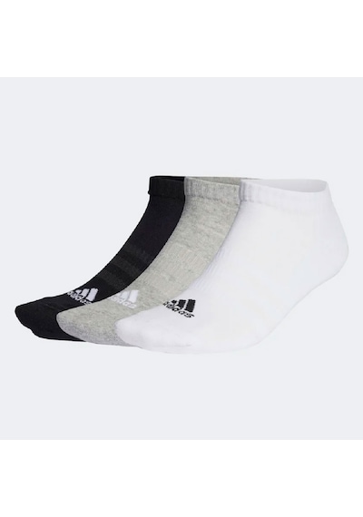 Adidas Yastıklamalı Bileksiz Çorap - 3 Çift Gri Çorap Ic1333 001