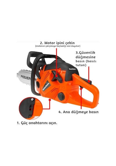 Işıklı Ve Gerçekci Motor Ses Efektli Dönen Zincirli İnteraktif Marşlı Oyuncak Elektrikli Testere