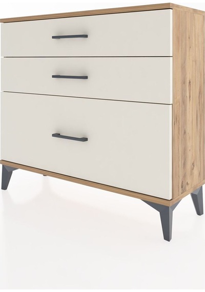 Arges Şifonyer 3 Çekmeceli 88x30x80 Çam-aytaşı Atlas Çam