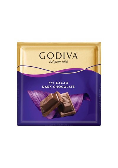 Godiva %72 Bitter Tablet Çikolata 60g - Premium Lezzet 8'li Avantaj Paketi - 8 Adet Tarı