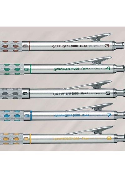 Pentel Graphgear 1000 Metal Gövdeli, Gizli Uçlu, Teknik Çizim Ve Diğer