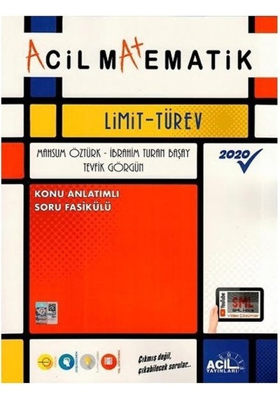 2025 Acil Matematik Limit Türev Konu Anlatımlı Soru Fasikülü Acil Yayınları