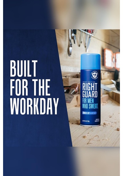 Right Guard Sport Edition Powder Dry Antiperspirant Sprey Deodorant 170gr