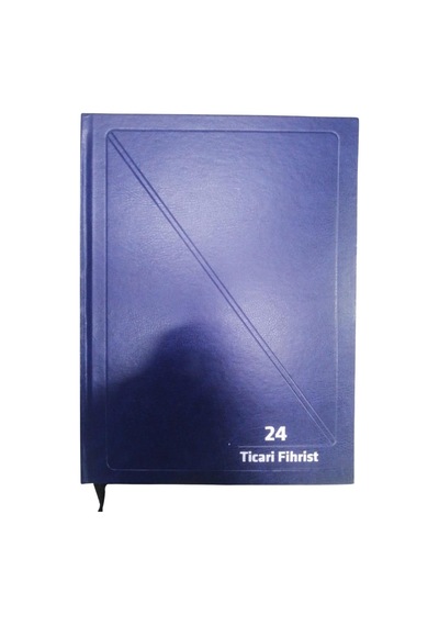 Fihrist Ticari 24'lü 20x28 Lacivert Cilt Bezli 1 Adet Artlantis T
