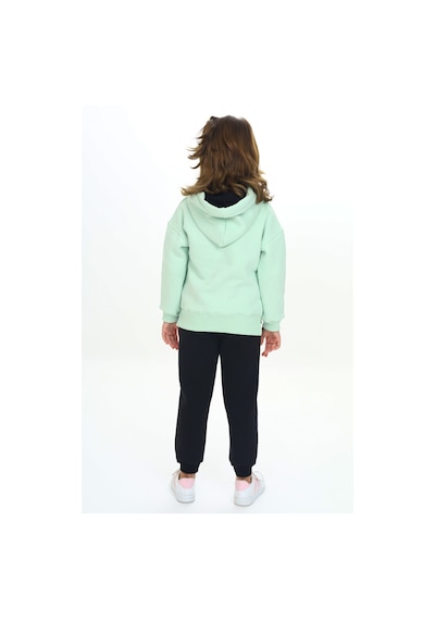 Toontoy Kids Toontoy Kız Çocuk Kapüşonlu Eşofman Takım Su Yeşili