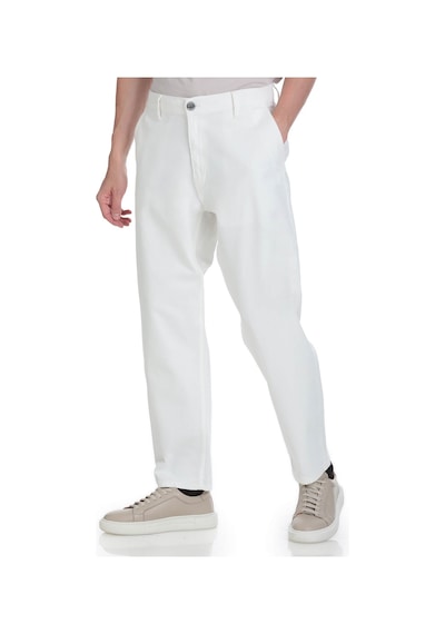 Saykı Beyaz Regular Fit 5 Cep 100% Pamuk Kot Pantolon 2948380 Beyaz
