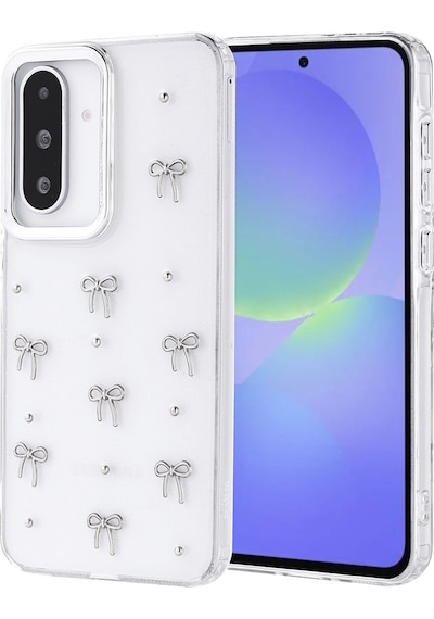 Galaxy A36 Uyumlu Kılıf Airbag Tasarımlı Simli Şeffaf Zore Kutup Kapak - Fiyonk Fiyonk