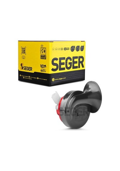 Seger-60b Salyangoz Korna 12v Dadat , Kalın Ses, Sıcma 3 Soket