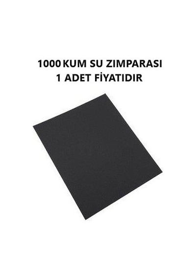 1000 Kum Su Zımparası Ekonomik - Kağıt Zımpara 1 Adet