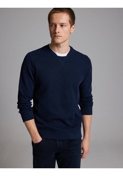 Pierre Cardin Lacivert Regular Fit %100 Pamuk Bisiklet Yaka Sweatshirt 50331600-vr033