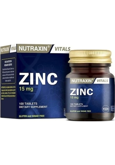 Nutraxin Nutraxın Zınc 15 Mg 100 Tablet