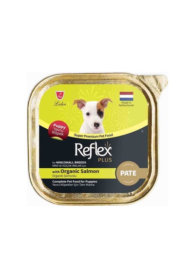 Reflex Plus Pate Somonlu Küçük Irklar İçin Yavru Köpek Maması 85 G