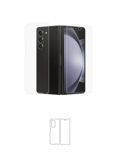 Galaxy Z Fold 5 Arka Ve Yan Koruyucu Poliüretan Film
