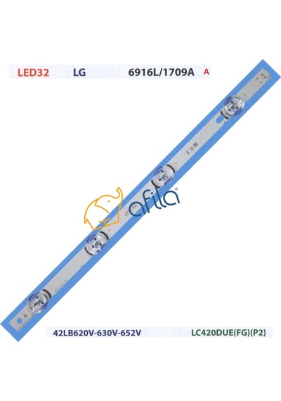 Lg Lc420due Fg P2, 42lb620v, 6916l-1709a, 6916l-1956a, 6916l-1957a, 42lb585v-620v Tv Led Çubuk A 1 Adet