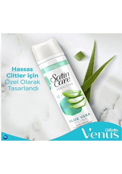 Satin Care Tıraş Jeli Kuru Ve Hassas Cilt 200ml 2'li Set