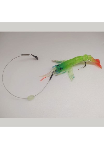 Aldos Karides Sahte Silikon Shrimp Balık Yemi Silikon Karides 7,62 Cm 6,5 Gr