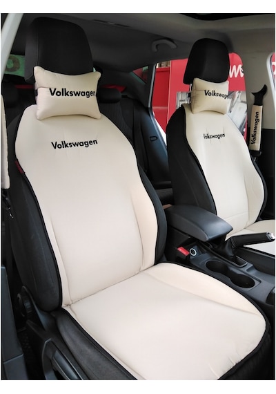 Volkswagen Nakışlı Ön Ikili Oto Koltuk Kılıfı