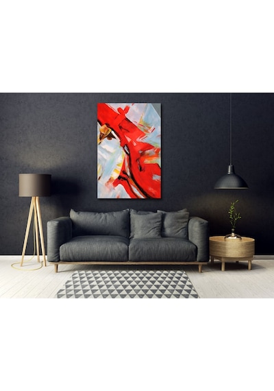 Yağlı Boya Tablo %100 El Yapımı Home In Joy 105Cmx75Cm