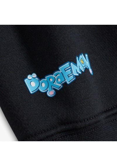 Converse X Doraemon Unisex Siyah Hoodie10028895