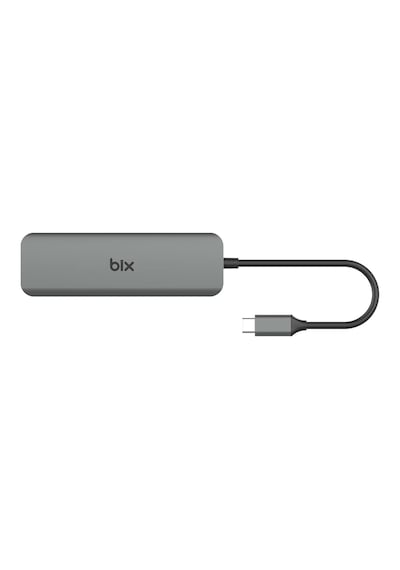 Tr Bx07hb Usb-c Hub 4x Usb 3.0 Pd Şarj 5gbps Mac Windows Uyumlu Alüminyum Çoklayıcı Gri Adaptör Hub