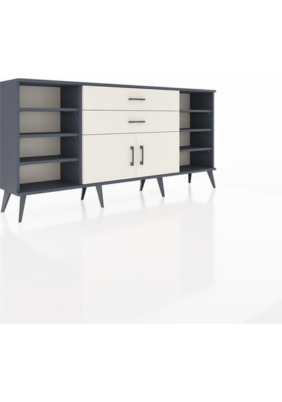 Arges Konsol 7 Raflı 2 Çekmeceli 2 Kapaklı 176x30x83 Antrasit-aytaşı/aytaşı Aytaşı/aytaşı Arges Konsol 7 Raflı 2 Çekmeceli 2 Kapaklı 176x30x83 Antrasit-aytaşı/aytaşı Aytaşı/aytaşı