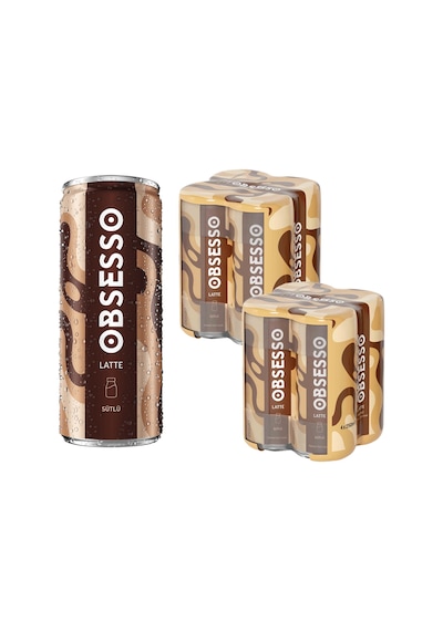 Obsesso Latte Soğuk Kahve 250 Ml X 8 Adet Diğer
