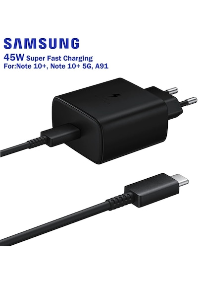 Samsung 45w Şarj Adaptörü Ve 5a Type-c Kablo Ep-ta845