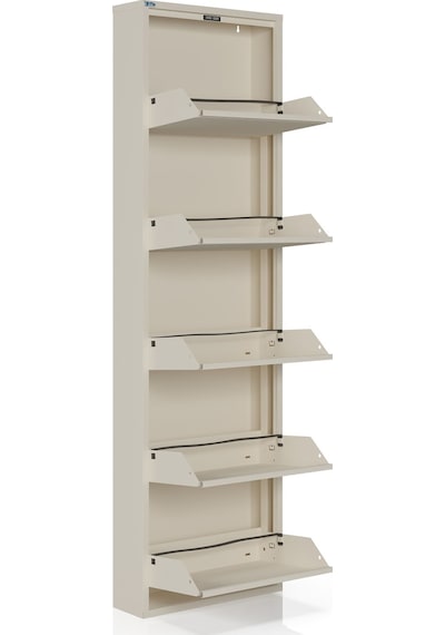 Ceha 5'li Metal Ayakkabılık - Krem K.AYK-5 /AB1013