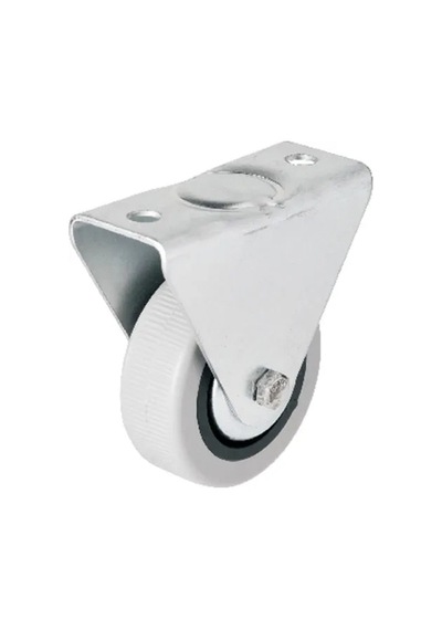 106 - 50 Mm Sabit Kapaklı Gri Pvc Teker Tdrtr